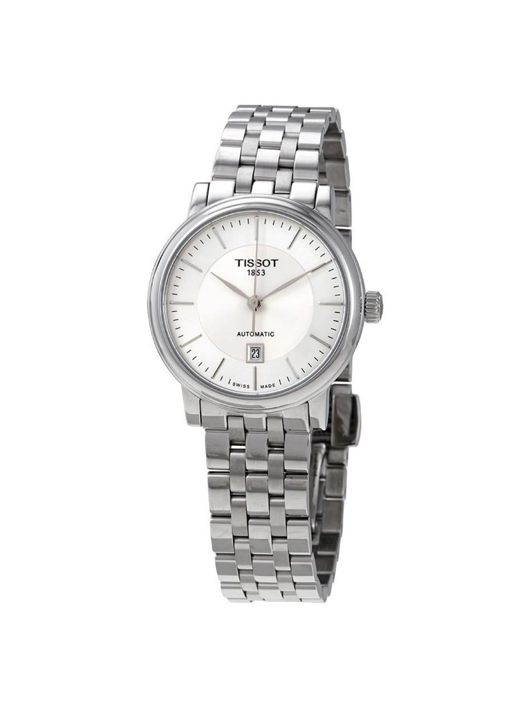 Nwt Tissot Carson Automatic Silver Dial Ladies Watch